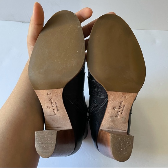 kate Spade New York Tracee Leather Bow Bootie - Picture 5 of 11